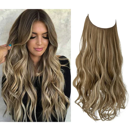 Ash Moyen Brun/cendre Extensions de cheveux blonds