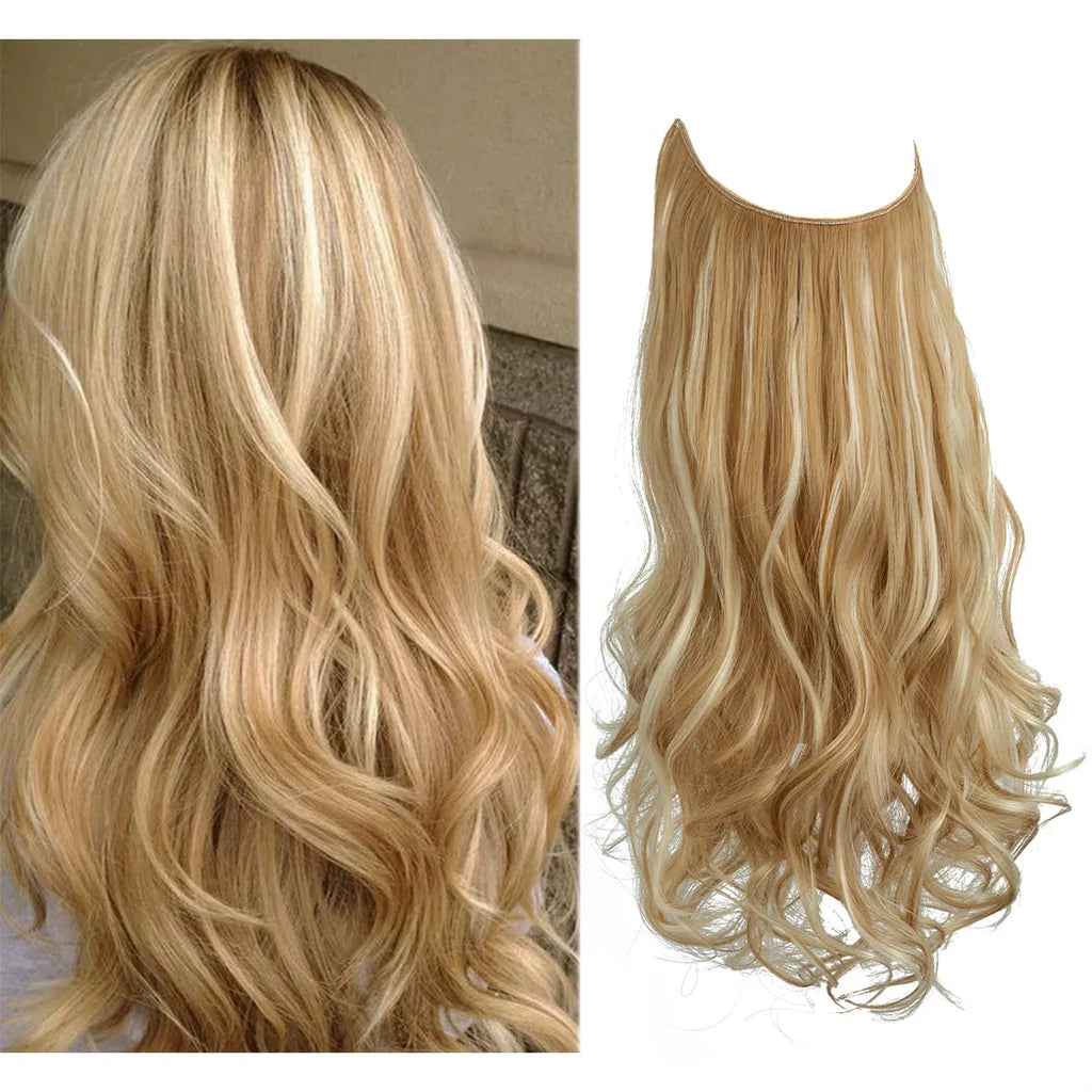 Extensions de cheveux blonds blonds/plages dorés