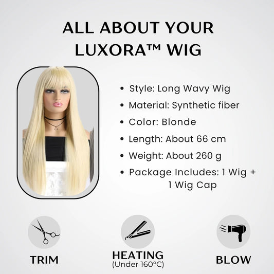 Luxora™ Beach Blonde Wig