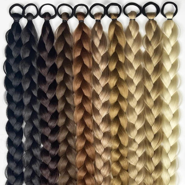 Treccia di capelli bagliori naturali