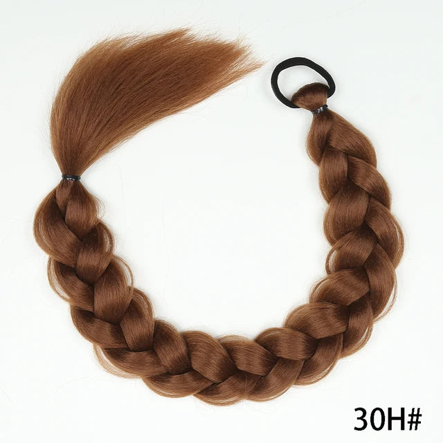 Treccia di capelli bagliori naturali