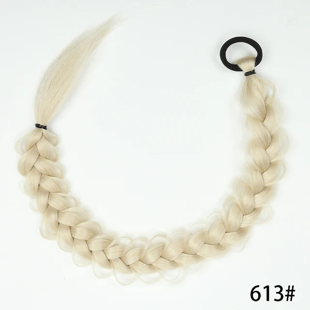 Treccia di capelli bagliori naturali