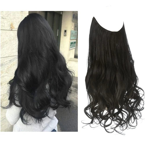 Estensioni di capelli da nero a grigio