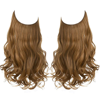 Estensioni dei capelli Auburn dorati