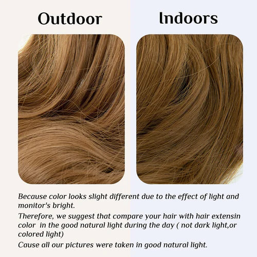 Estensioni dei capelli Auburn dorati