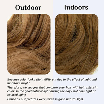 Estensioni dei capelli Auburn dorati