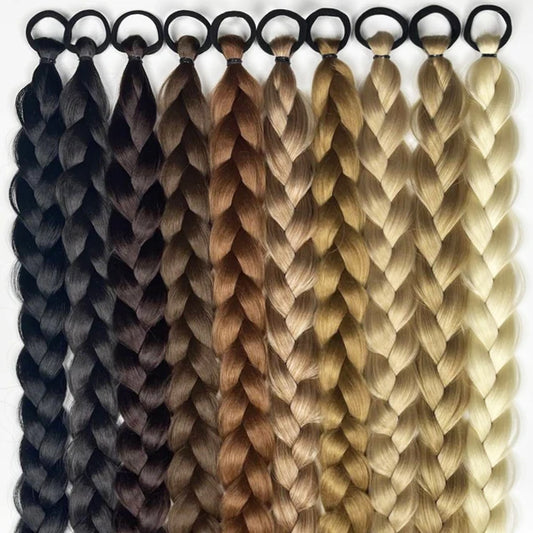 Treccia di capelli bagliori naturali