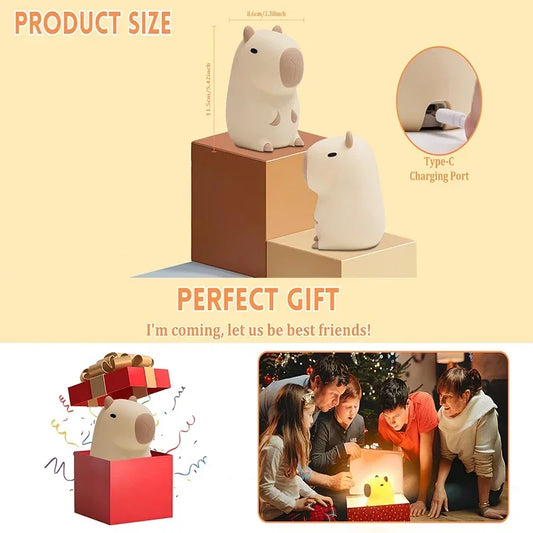 Capybara Night Light