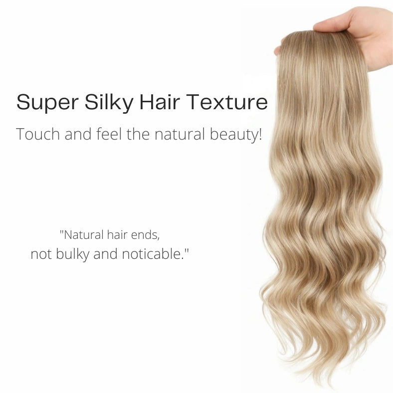 Gold Blonde/Ash Brown Hair Extensions