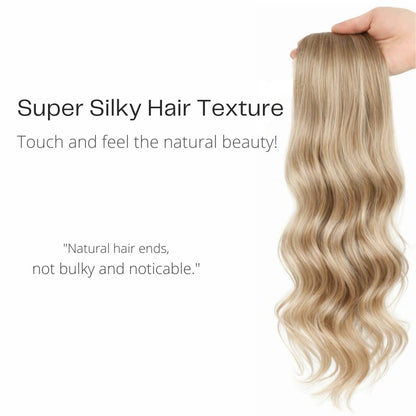 Gold Blonde/Ash Brown Hair Extensions