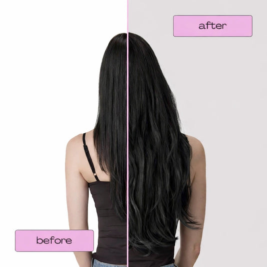 Black Brown Straight Hair Extensions
