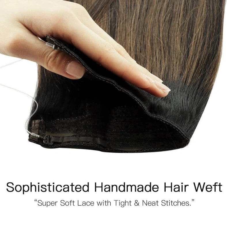 Cool Brown Straight Hair Extensions