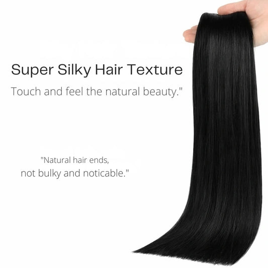 Dark Wine Fade Straight Hair Extensions