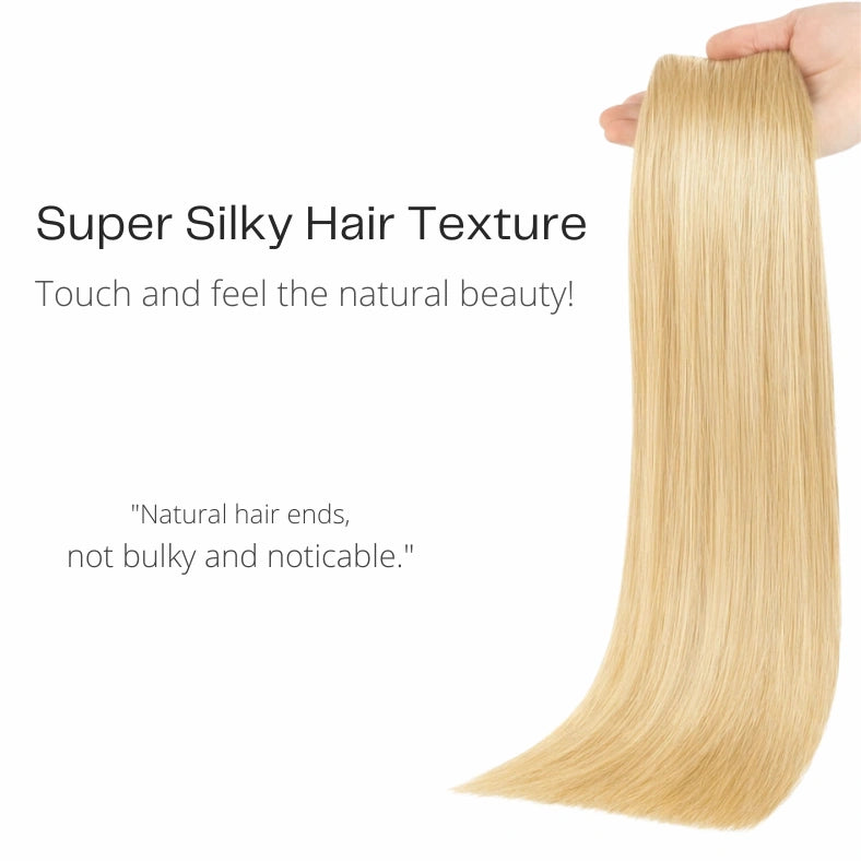 Light Blonde Straight Hair Extensions