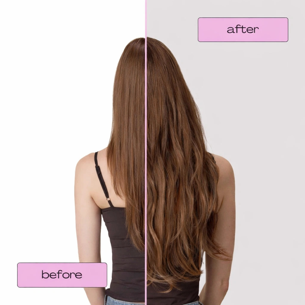 Cool Brown Straight Hair Extensions