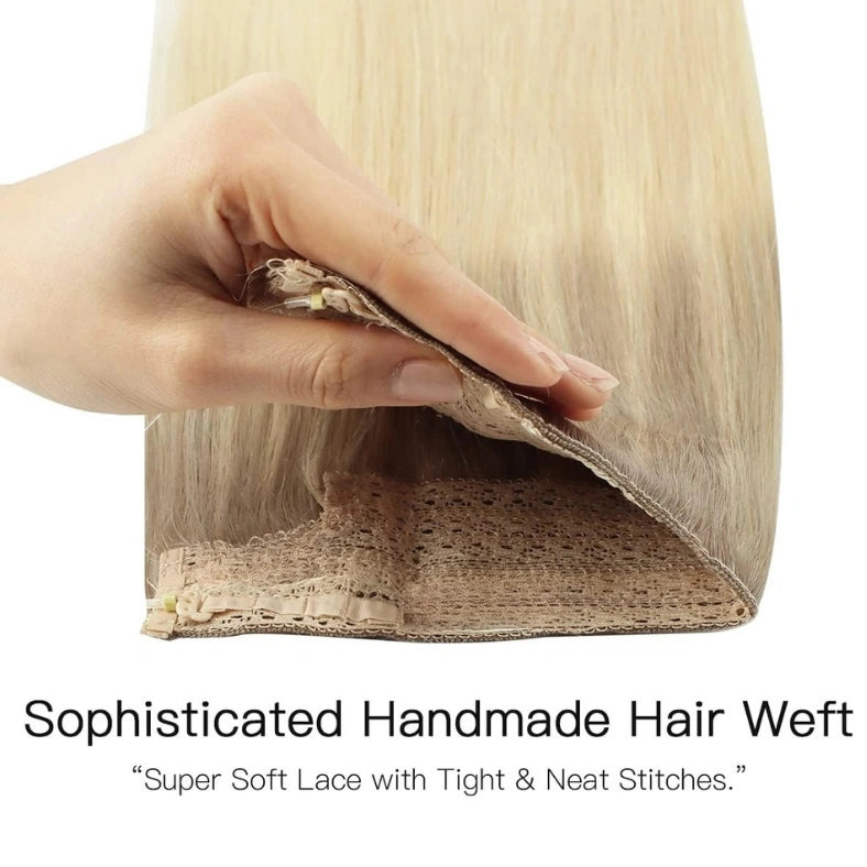 Light Blonde Straight Hair Extensions
