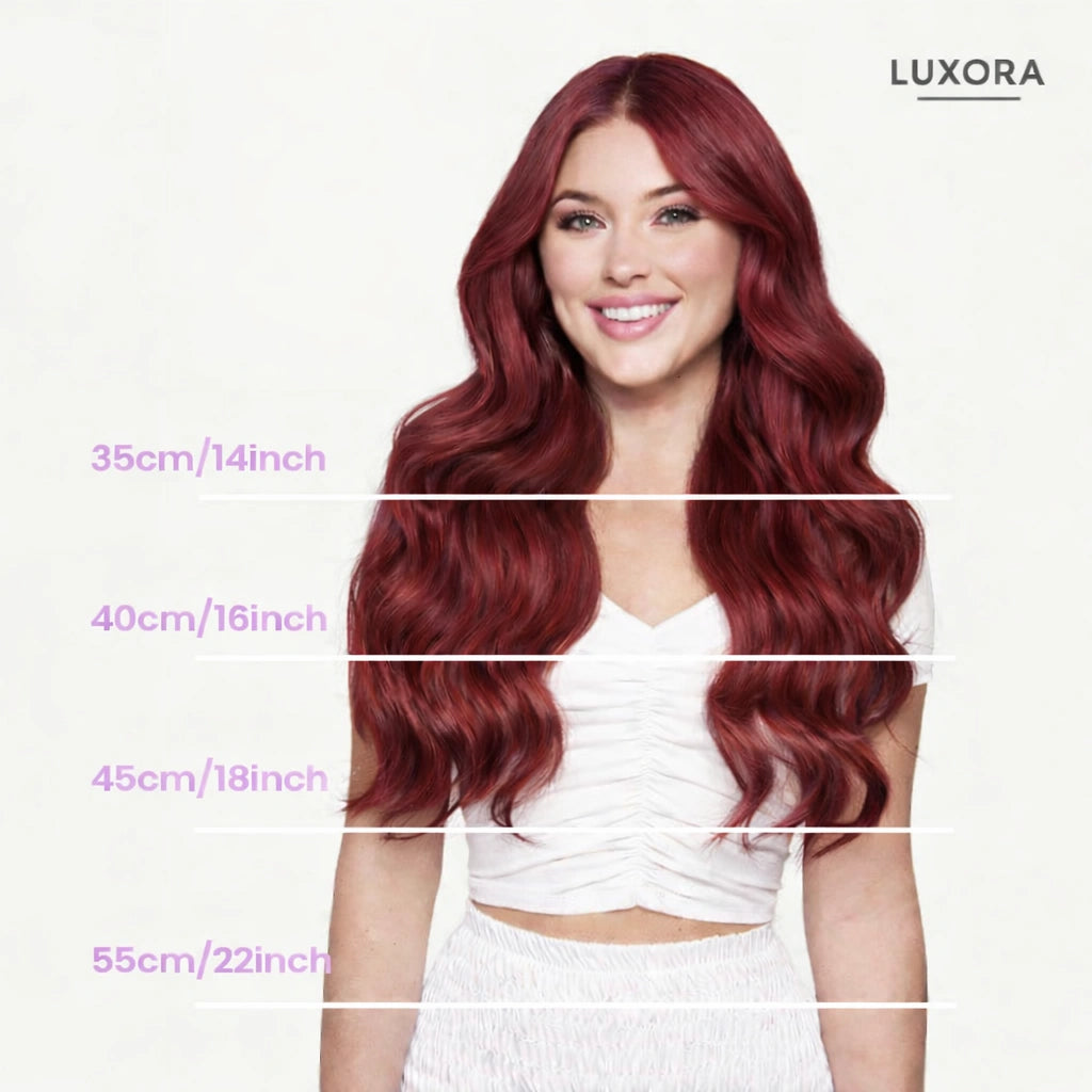 Wine Red Hair Extensions