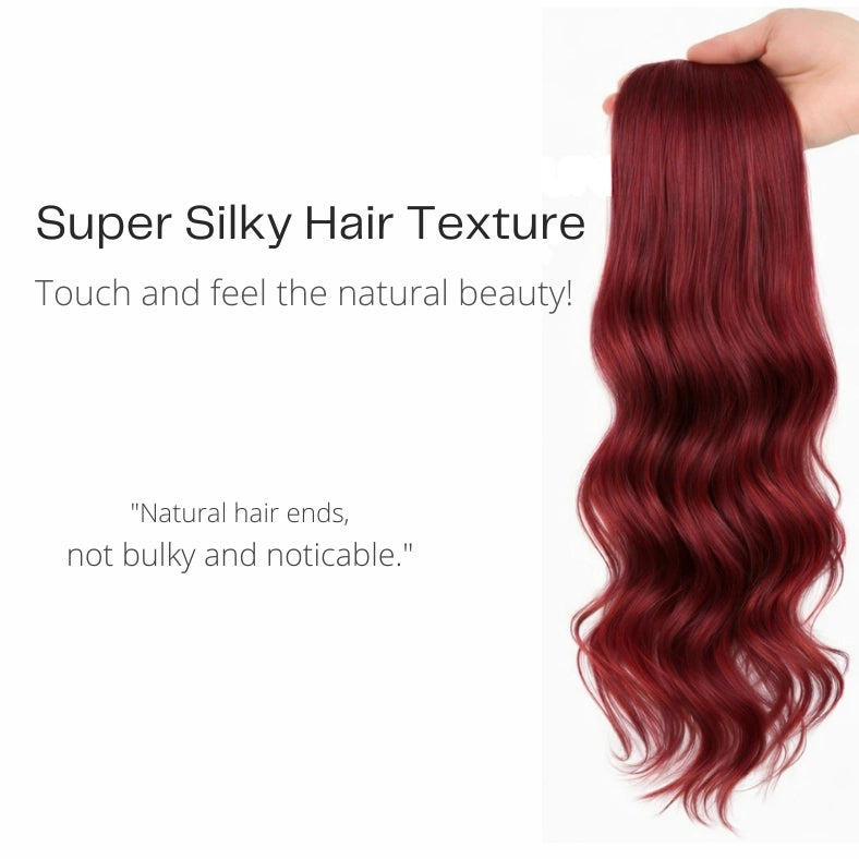 Wine Red Hair Extensions