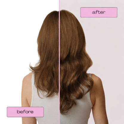 Extensiones de cabello castaño ceniza medio/rubio ceniza